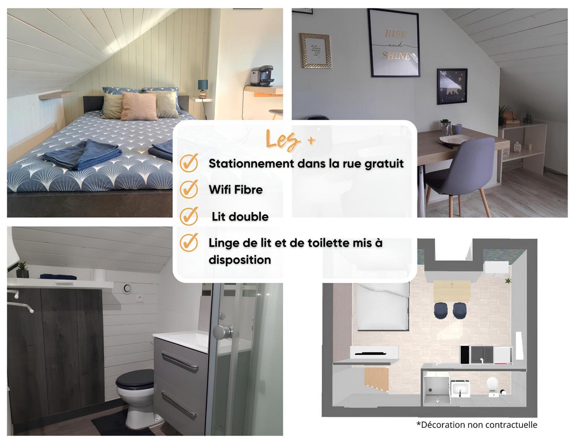 Studio Miraumont, Stationnement Gratuit, 5Min Gare Lägenhet Amiens Exteriör bild
